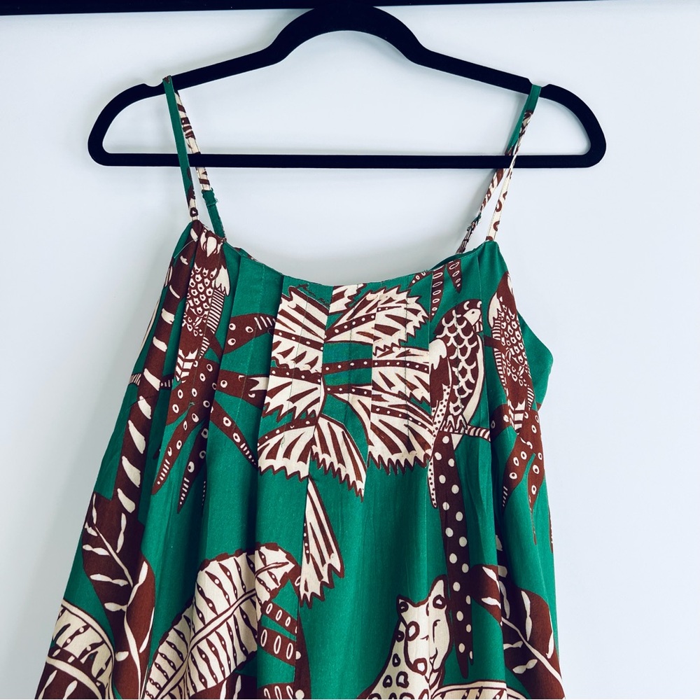 FARM Rio x Anthropologie Waistless Amazonia Printed Jumpsuit Size Small NWT - Picture 12 of 13